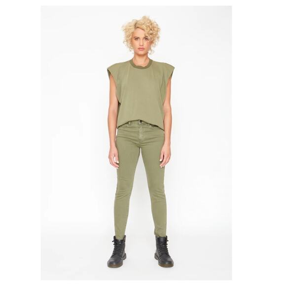 Free People x Sandrine Rose - NWT Army Skinny Jeans - Picture 5 of 12